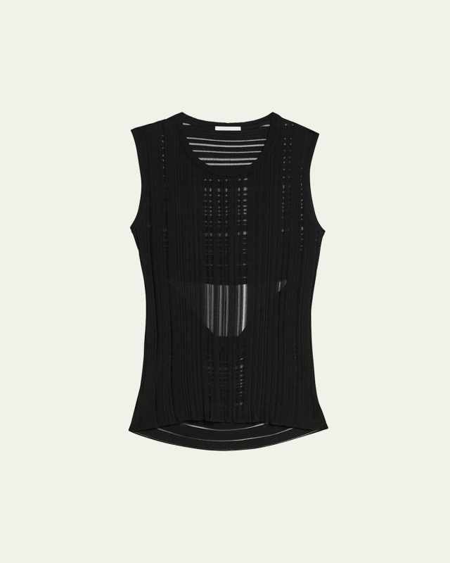 Sleeveless Open-Back Top