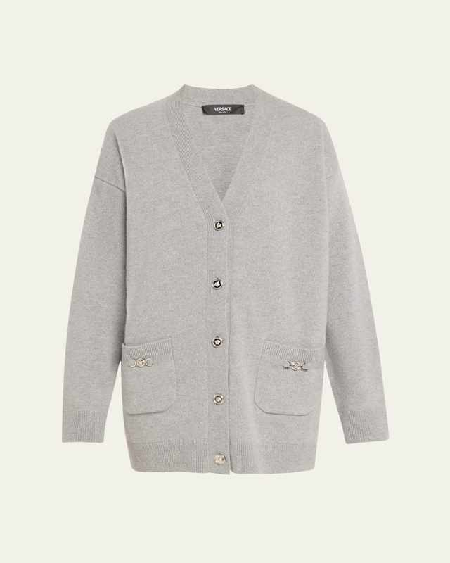 Medusa Oversized Wool Cardigan