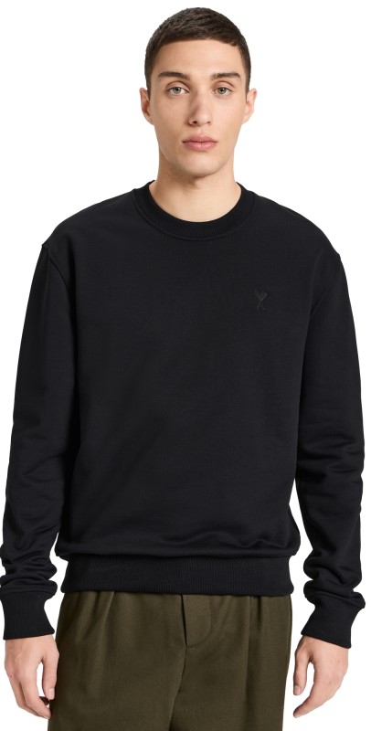 AMI AMI De Coeur Unisex Sweatshirt Black