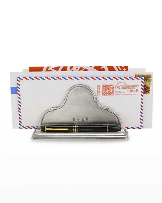 Letter Stand with Pen Rest