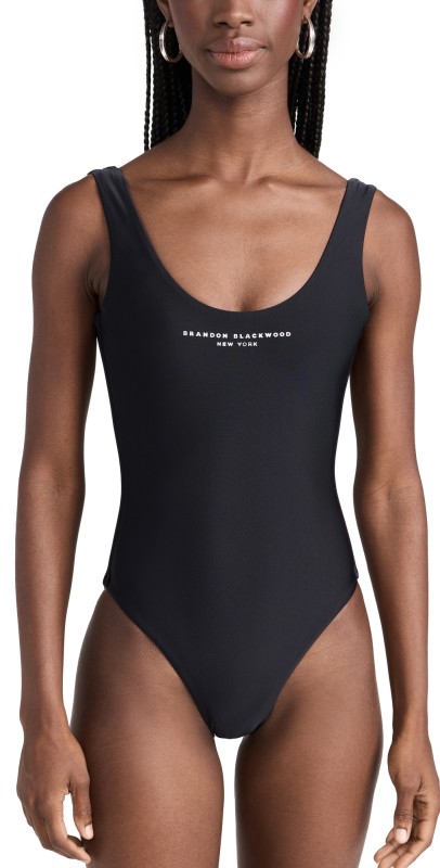 Brandon Blackwood Logo One Piece Black/Silver Logo