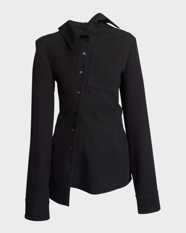 Pablo Asymmetric Collared Shirt