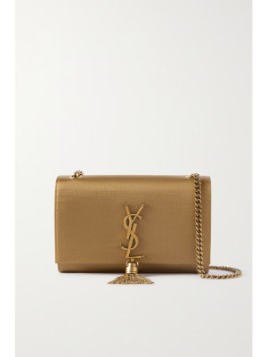 Saint Laurent Kate satin shoulder bag