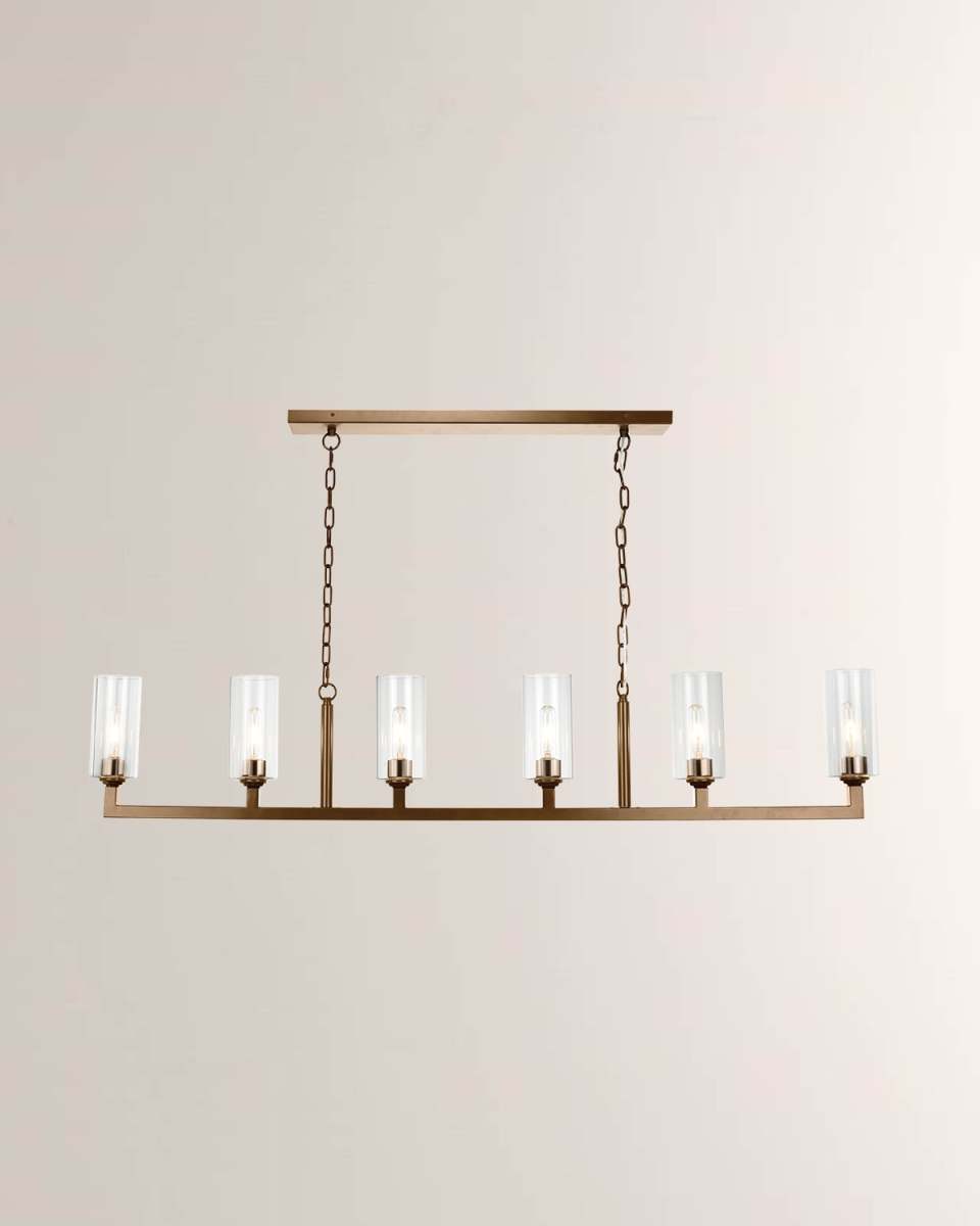 Linear 8-Light Chandelier