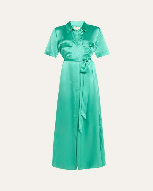 Klement Cargo-Pocket Maxi Dress