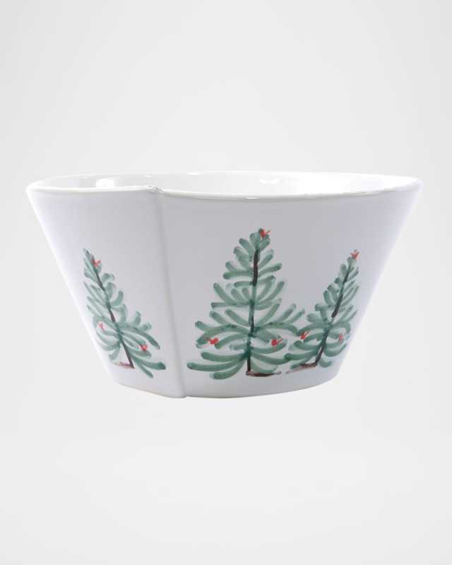 Lastra Holiday Green Figural Medium Bowl