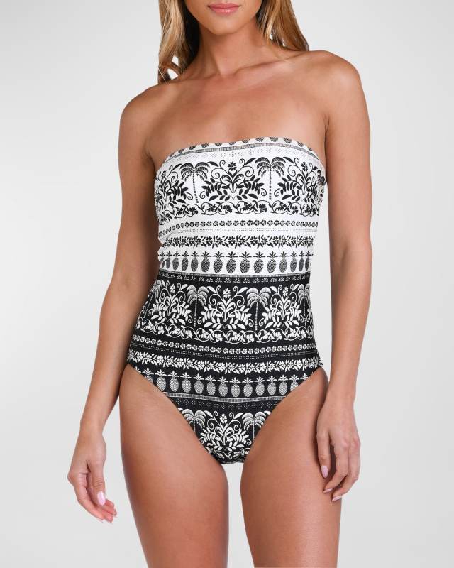 Ivory Coast Bandeau One-Piece Swimsuit