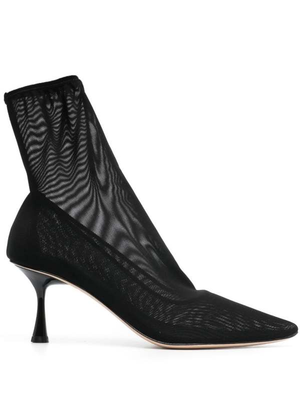 90mm sock-style ankle boots