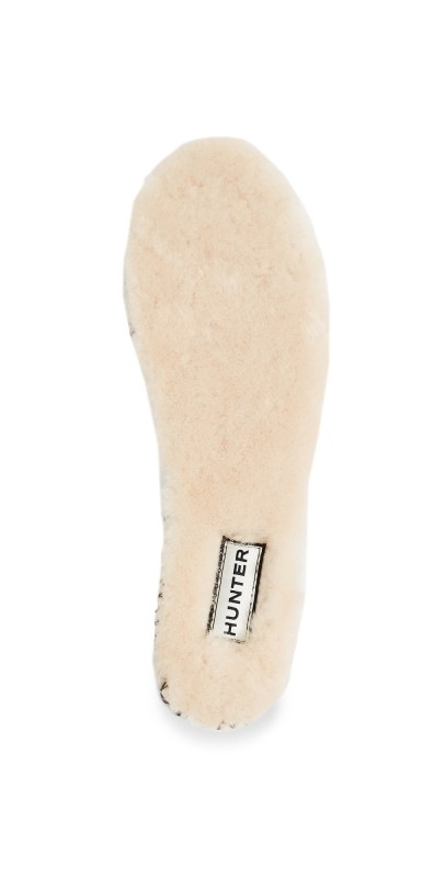Hunter Boots Luxury Shearling Insoles Natural