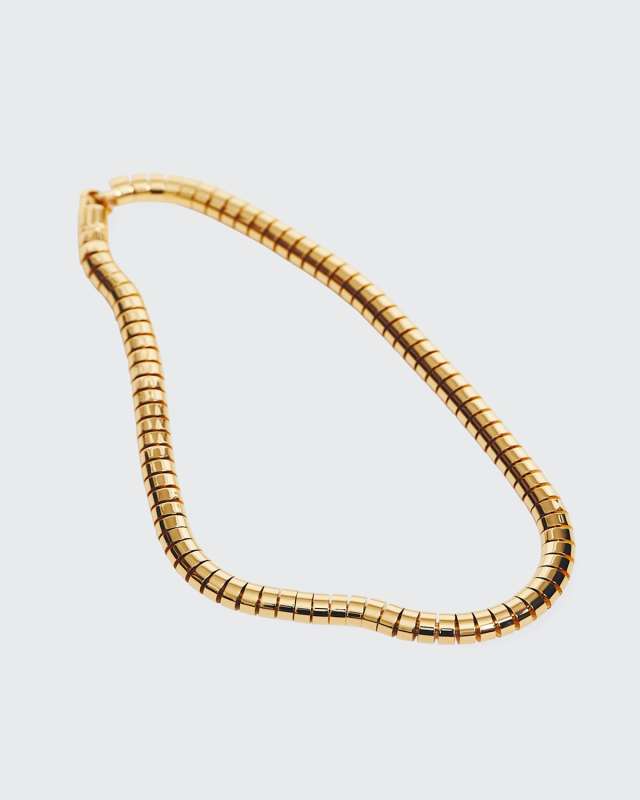 18K Yellow Gold Ophelia Necklace, 17"L