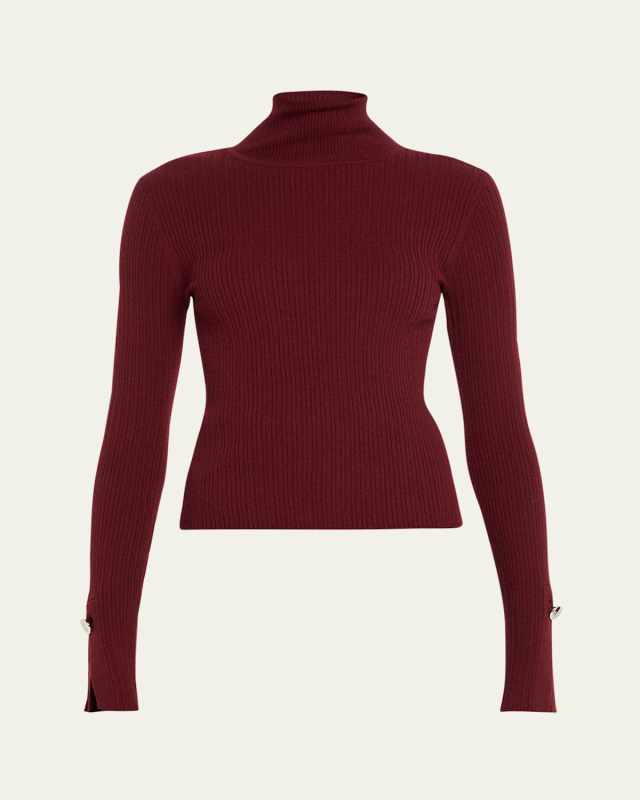 Jett Ribbed Turtleneck Top