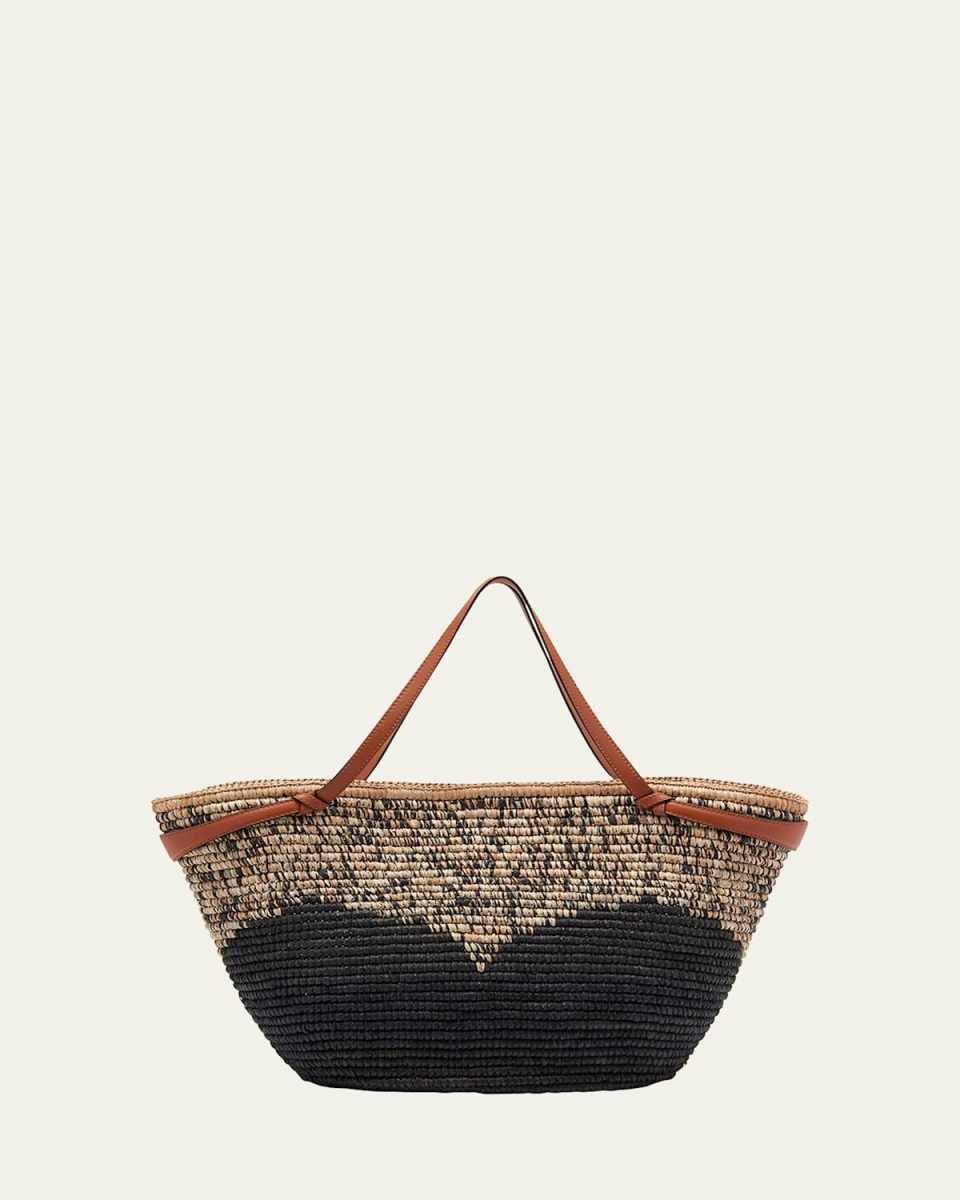 Mallorca Raffia Carryall Tote Bag