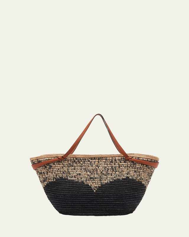 Mallorca Raffia Carryall Tote Bag
