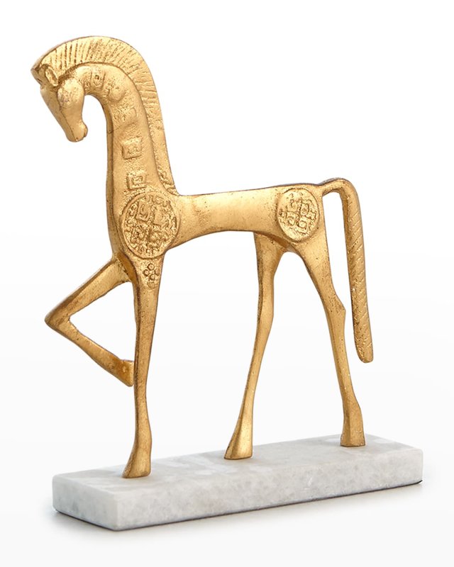 Small Roman Horse Sculpture