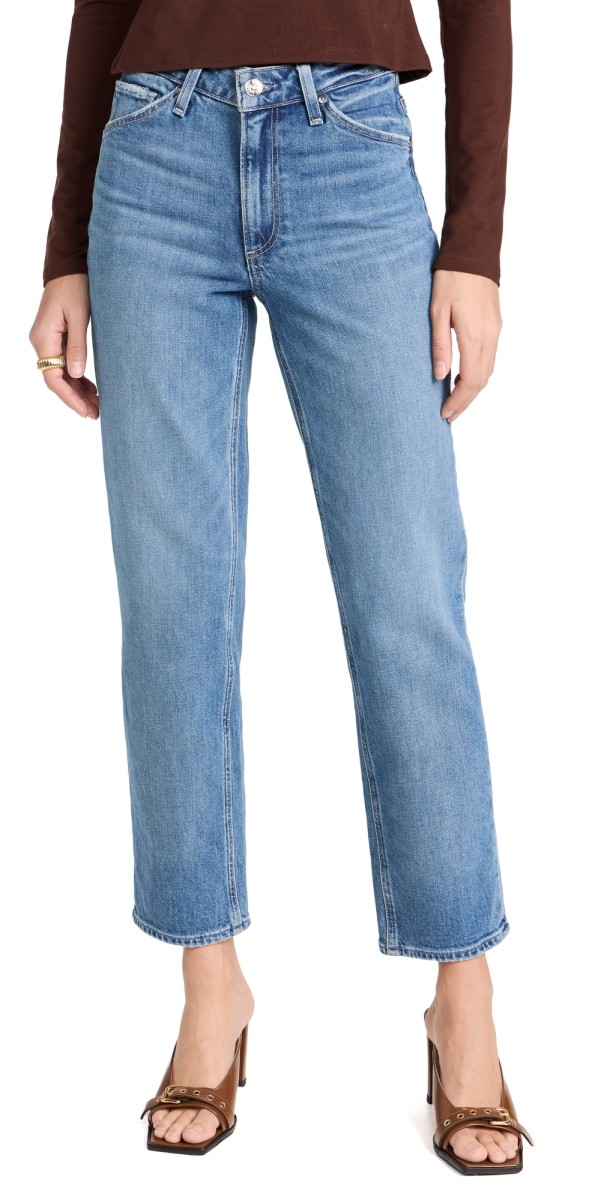 PAIGE Sarah Straight Ankle Jeans Provocateur