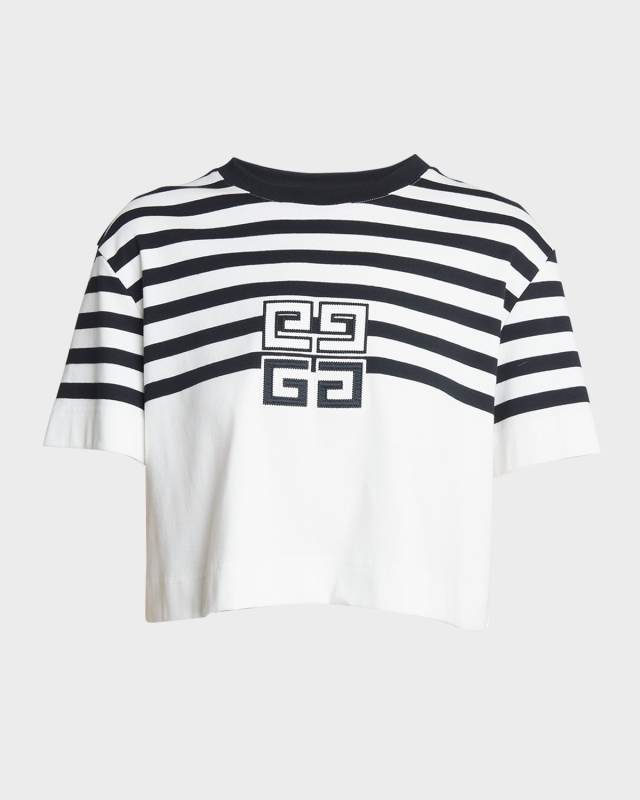 Cropped T-Shirt with 4G Logo