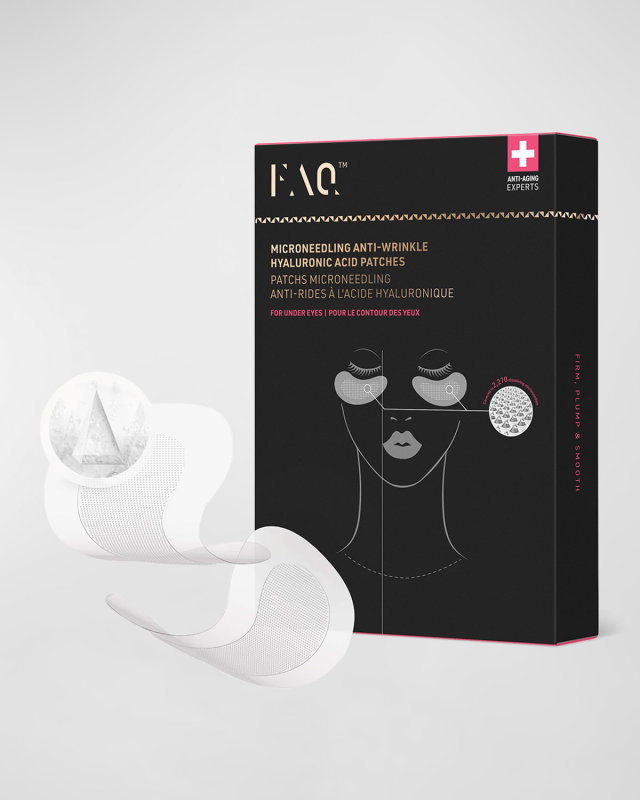 FAQ Microneedling Anti-Wrinkle Hyaluronic Acid Patches For Under Eyes