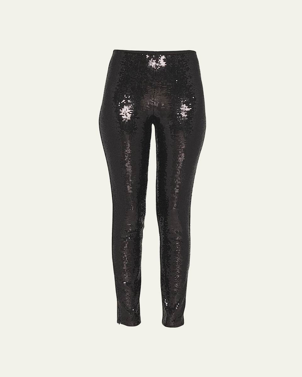 Sequin Ankle Leggings
