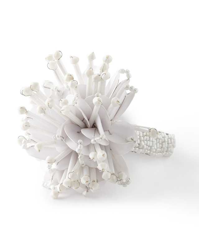 Starburst Beaded Napkin Ring