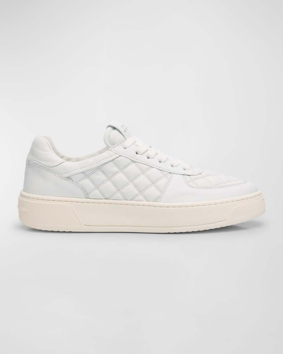 Courtside Quilted Leather Low-Top Sneakers