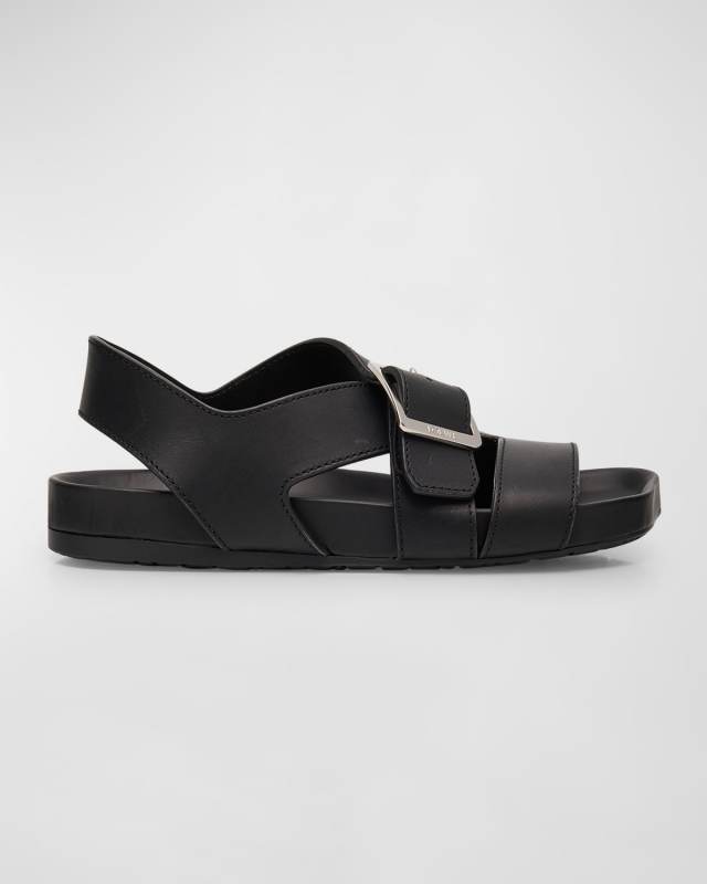 Ease Leather Toe-Ring Comfort Sandals