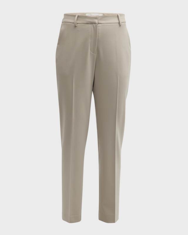 Clinton Cropped Stretch Wool Pants