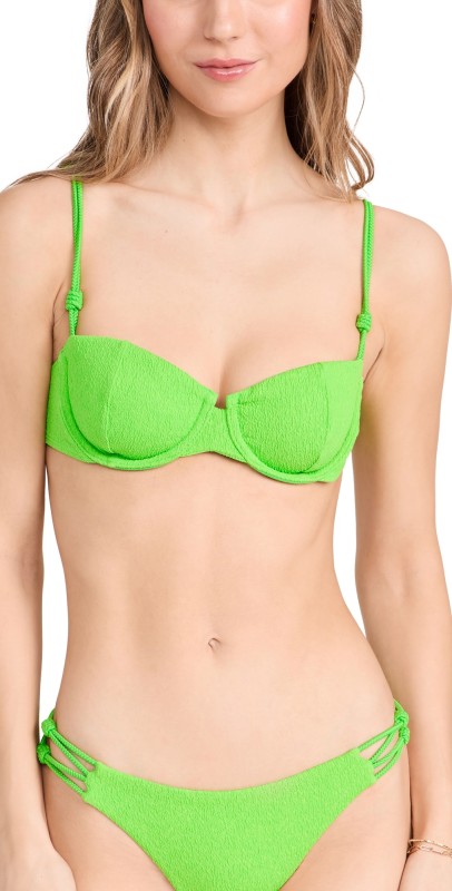 ViX Paula Hermanny Firenze Gwen Nissi Top Light Green