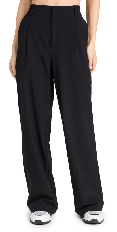Alo Yoga High Waist Pursuit Trousers Black