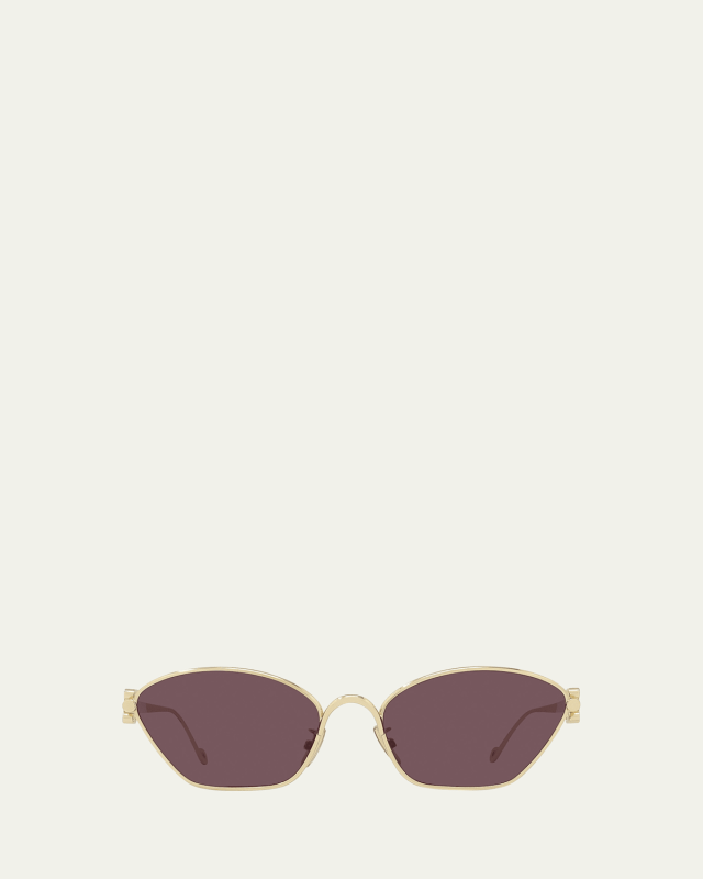 Anagram Metal Cat-Eye Sunglasses