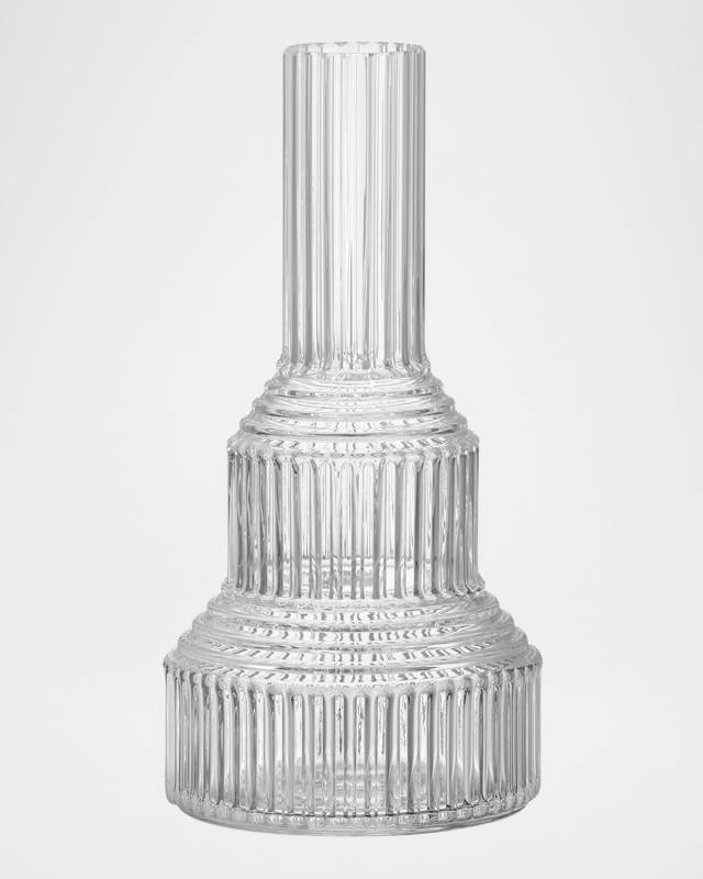 Clear Pavilion Vase