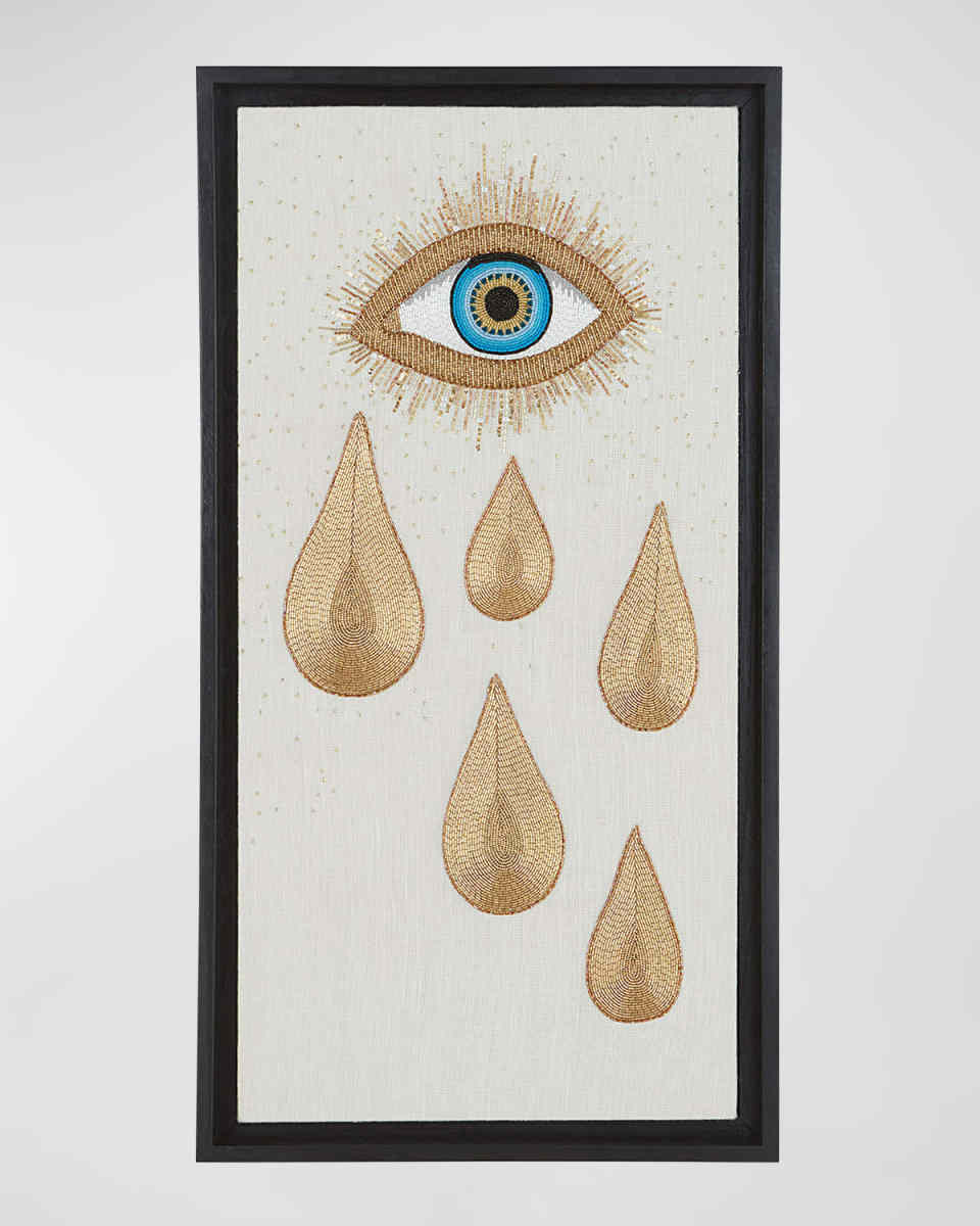 Muse Eye Tear Beaded Wall Art