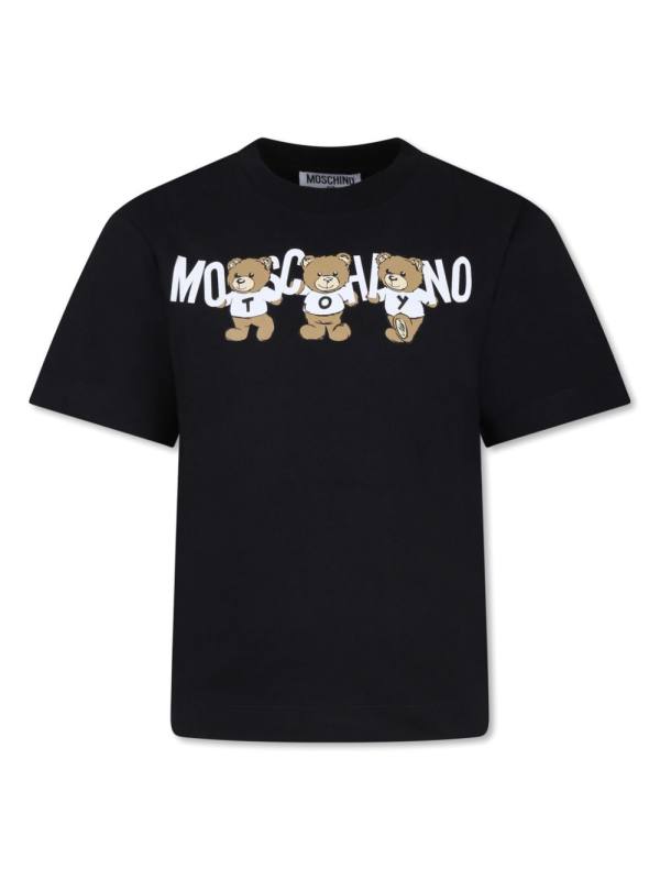 Teddy Bear-print cotton T-shirt