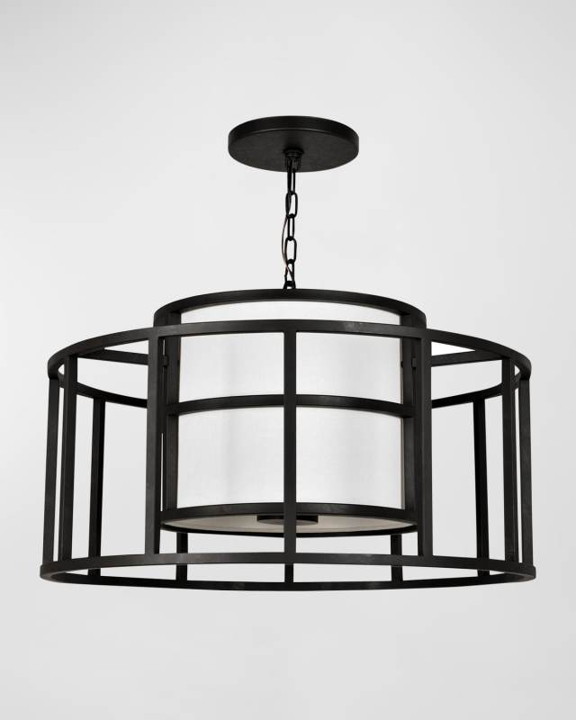 Hulton 5-Light Steel Chandelier