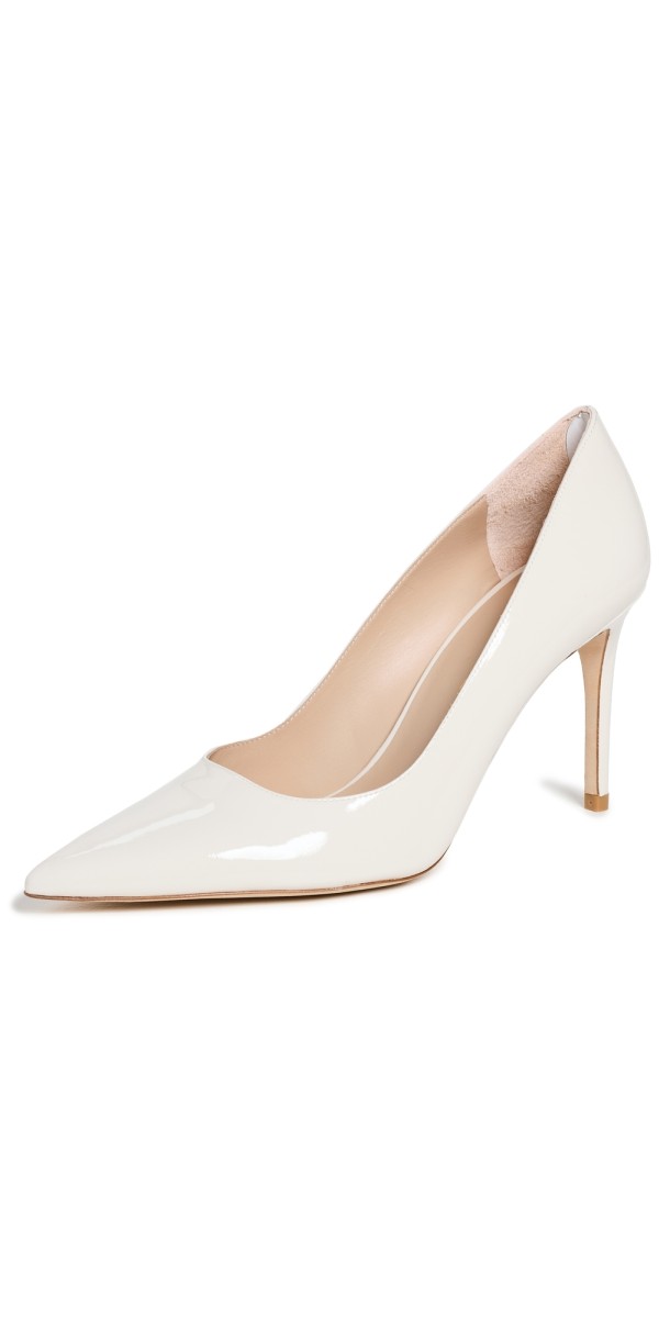 Stuart Weitzman Stuart Power Pumps 85mm Cream