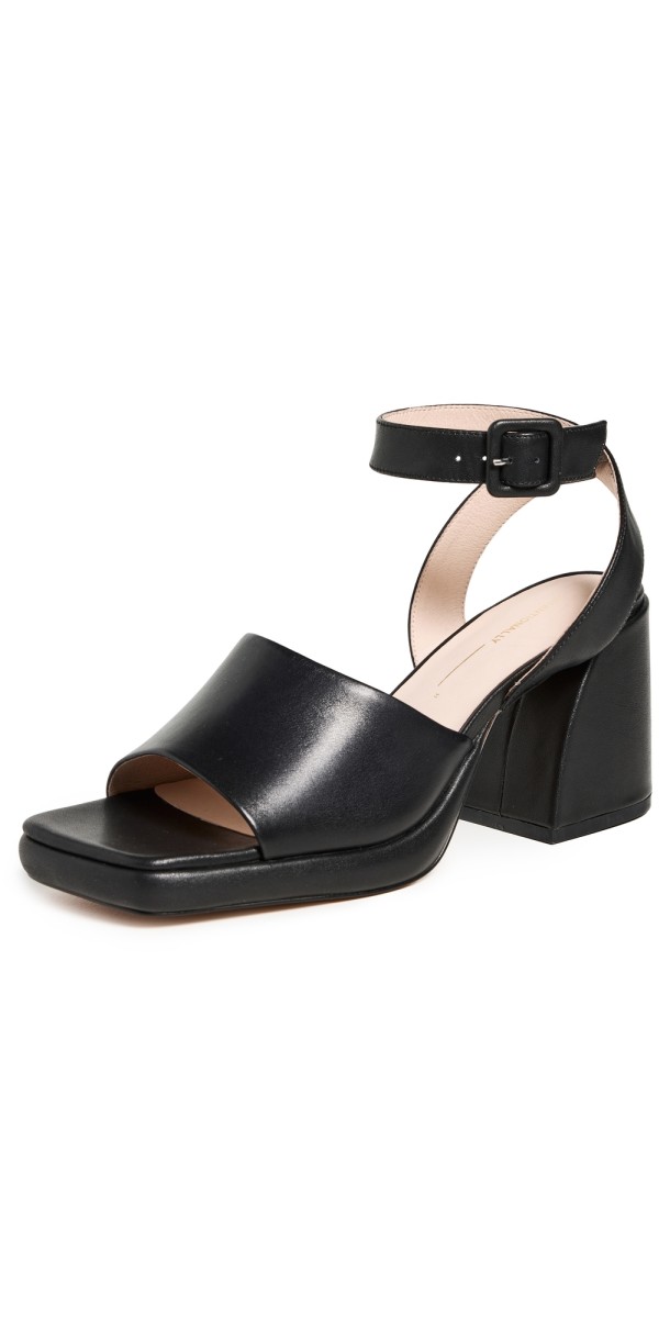Intentionally Blank Desi Sandals Black