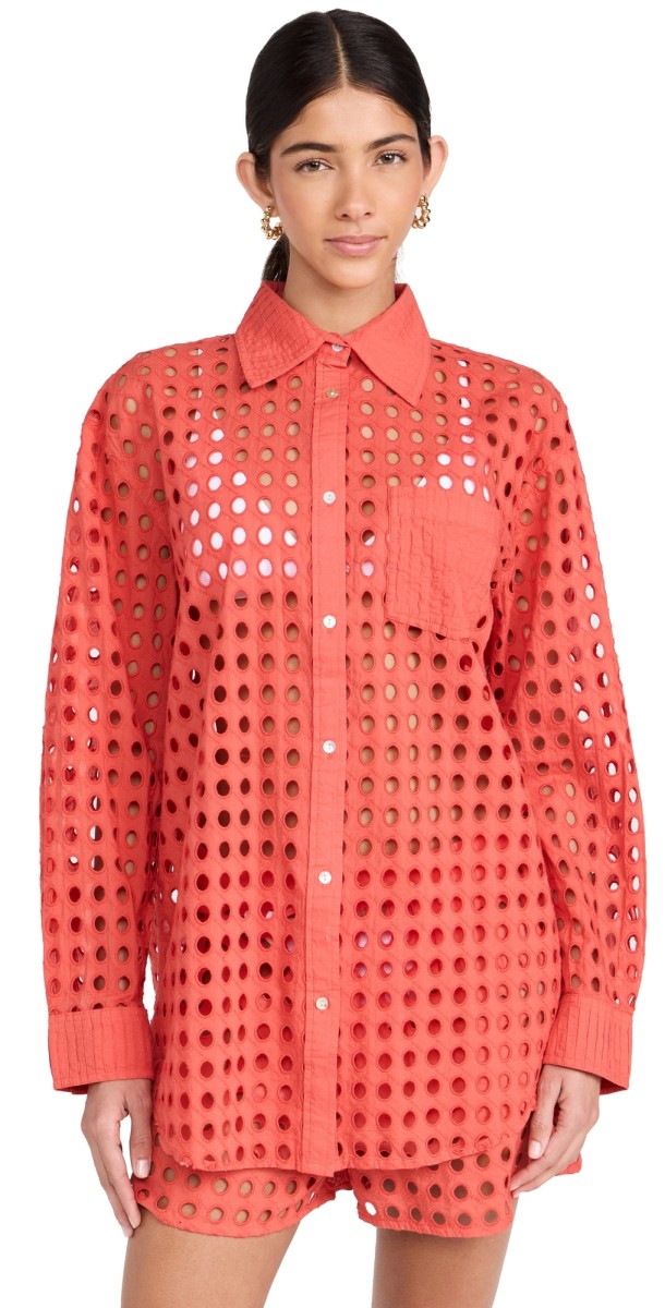 Solid & Striped The Oxford Tunic Lava