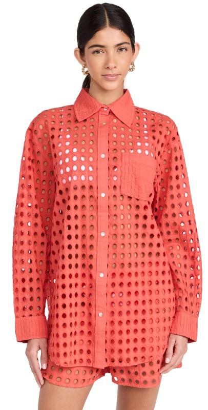 Solid & Striped The Oxford Tunic Lava