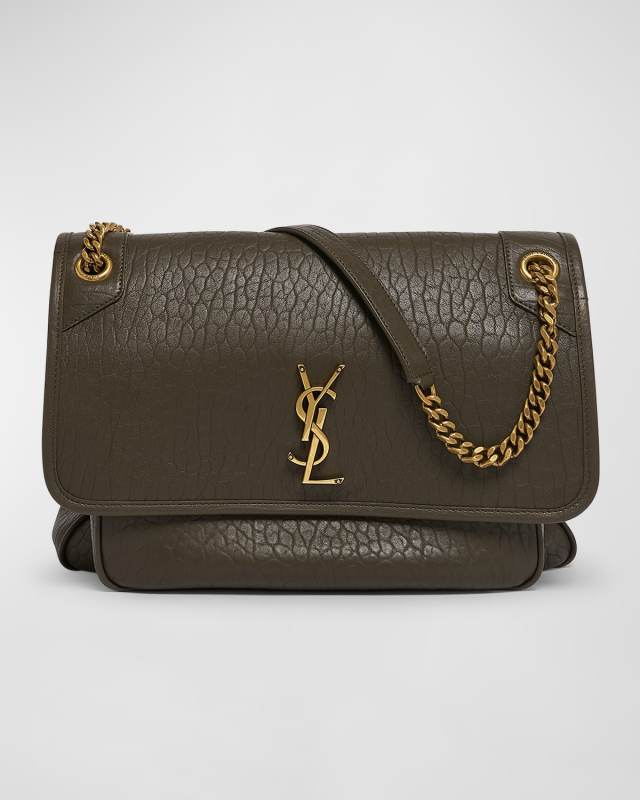 Niki Large YSL Crossbody Bag in Lambskin Leather
