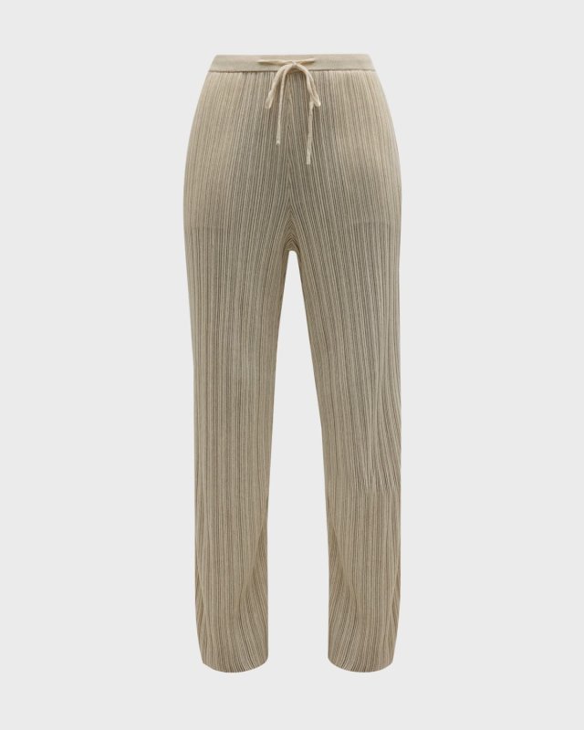 Pleated Drawstring Pants