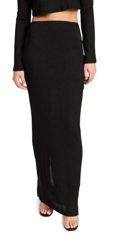 Rumer Tucker Skirt Black