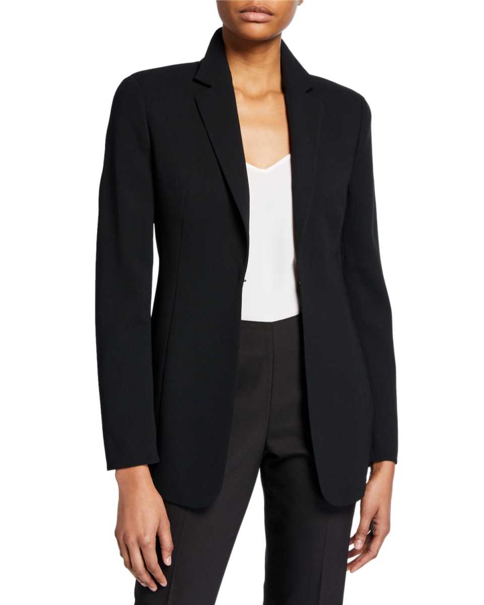 Odette Long Wool Blazer Jacket