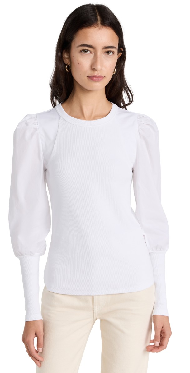Veronica Beard Jean Donovan Top White