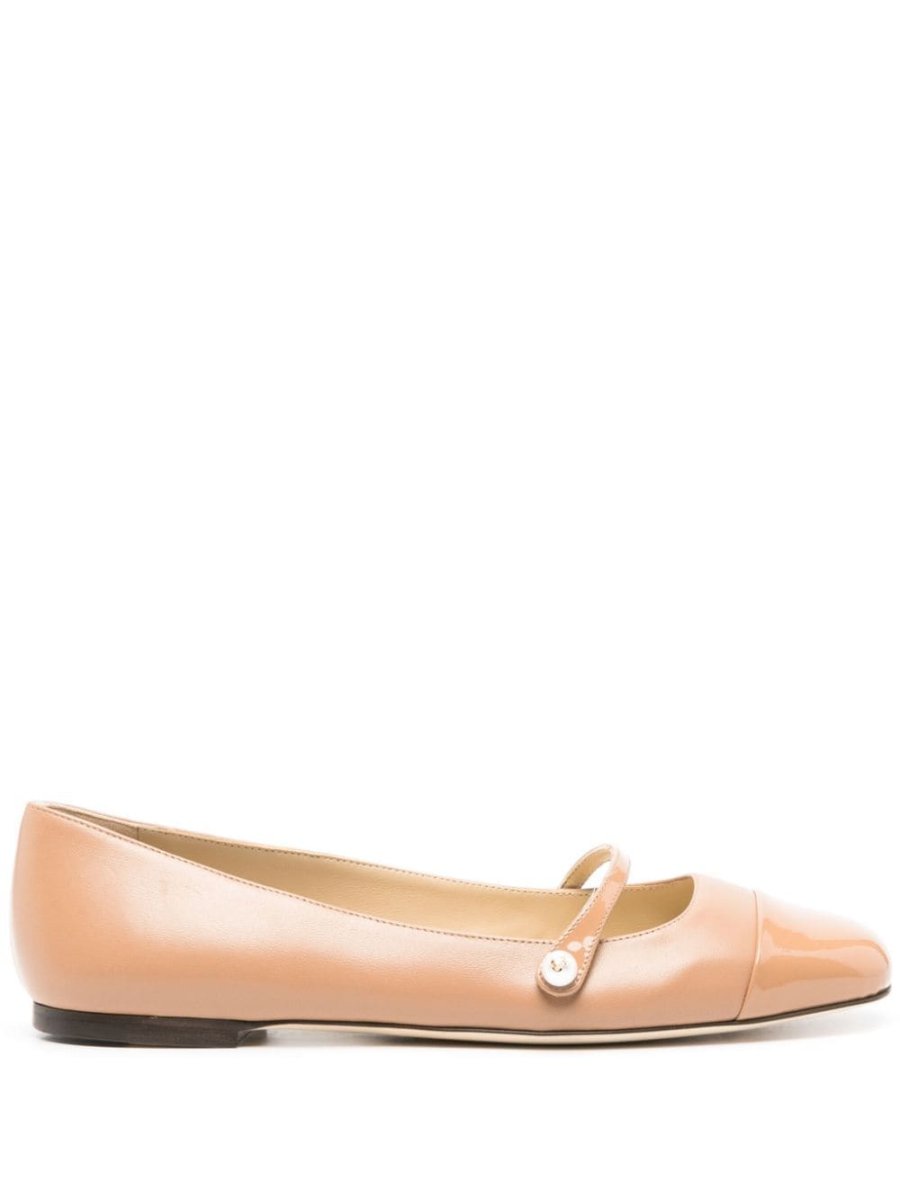 Elisa leather ballerina shoes