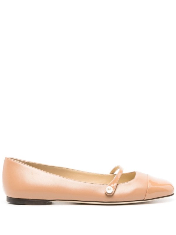 Elisa leather ballerina shoes