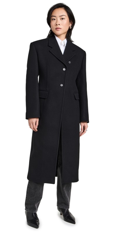 RECTO Charlotte Structured Single Coat Black