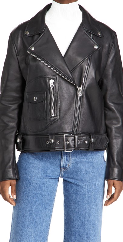 Acne Studios Biker Jacket Black