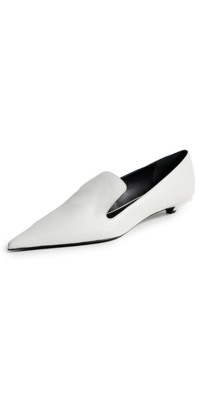 Proenza Schouler Point Pumps White