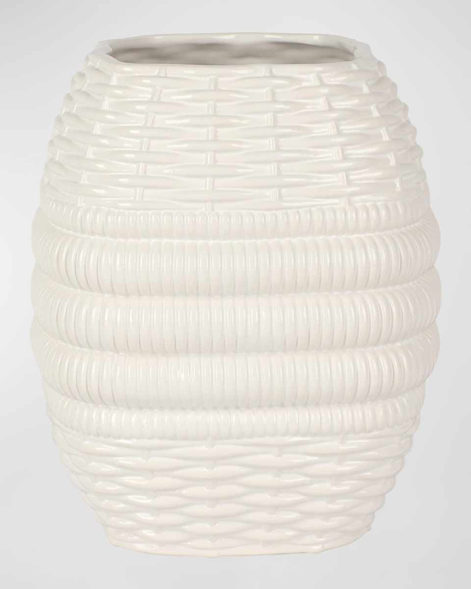 Tessere Basketweave Large Vase