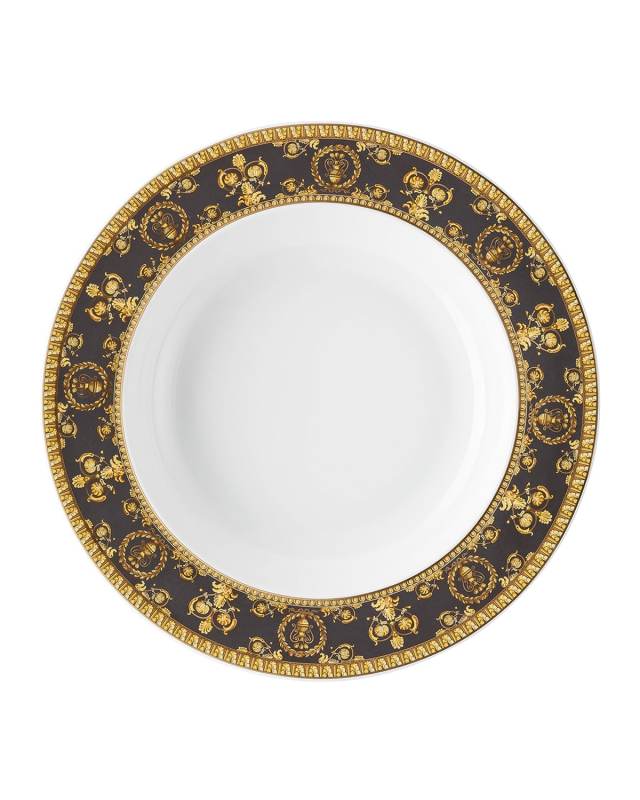 I Love Baroque Bianco Rim Soup Bowl