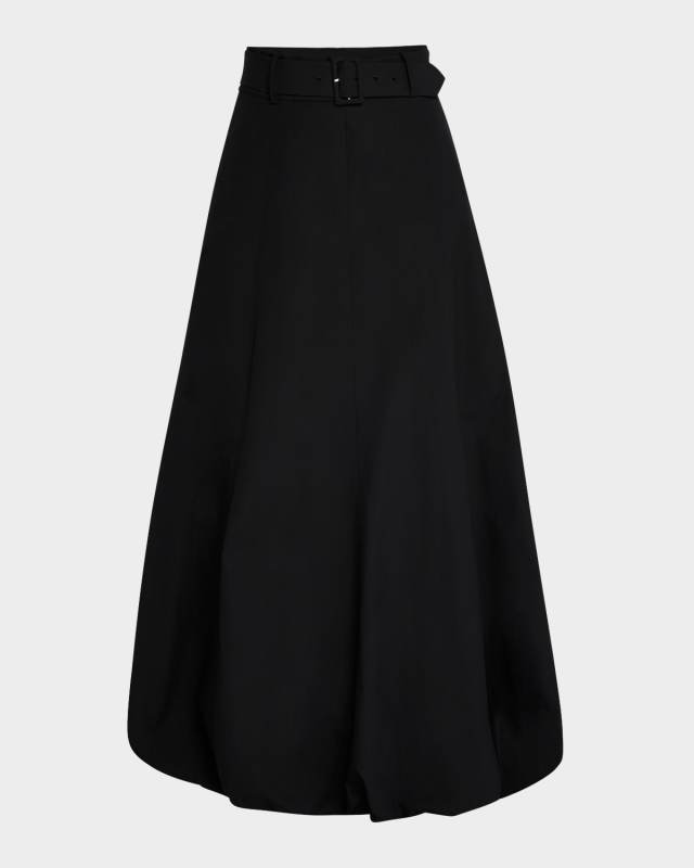 Phaedra Is Her Name Balloon-Hem Maxi Skirt